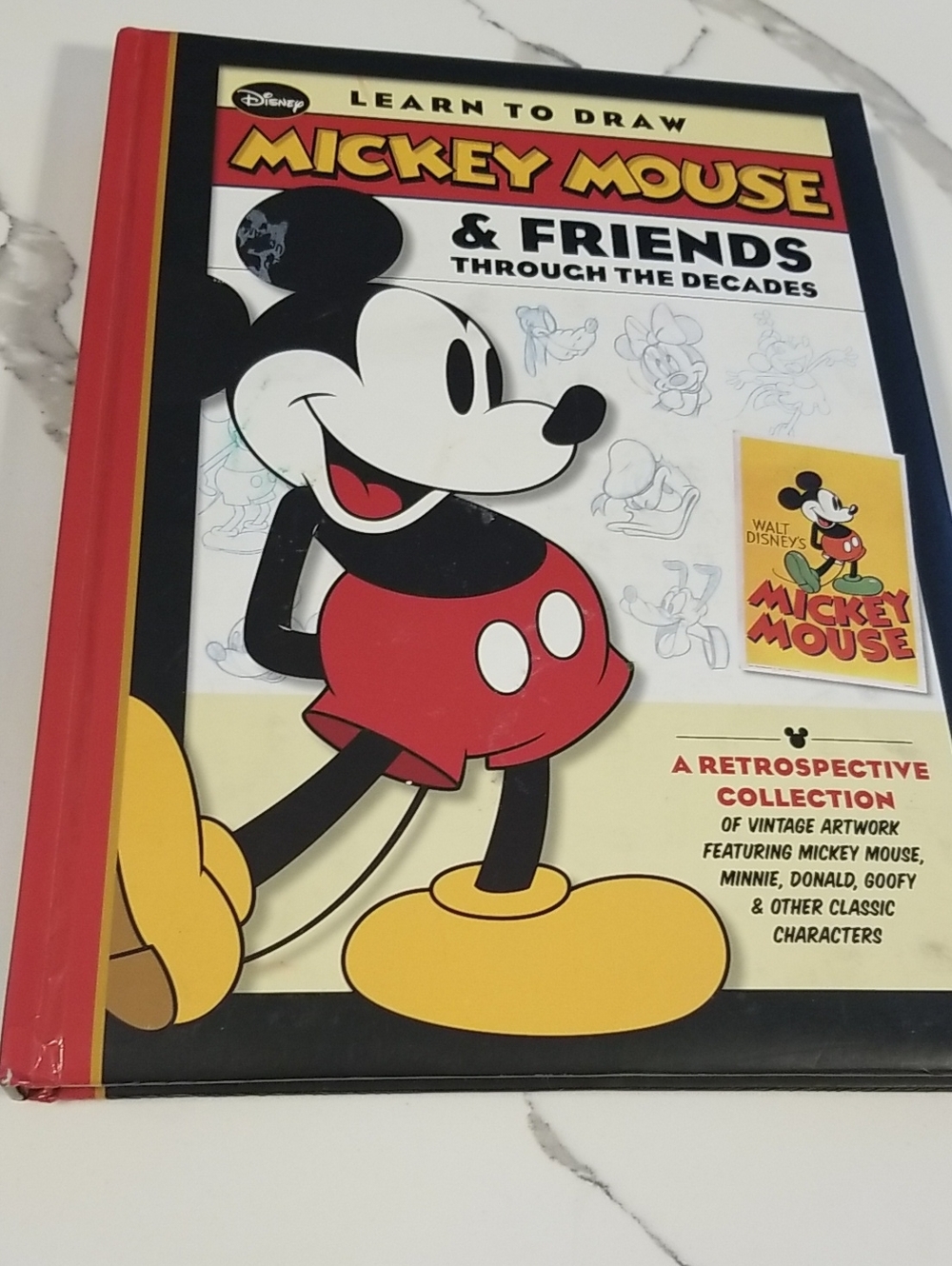 Disney Learning to Draw Mickey Mouse & Friends Through the Decades Book